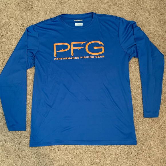 Size large men’s Columbia fishing long-sleeve. - Picture 3 of 3